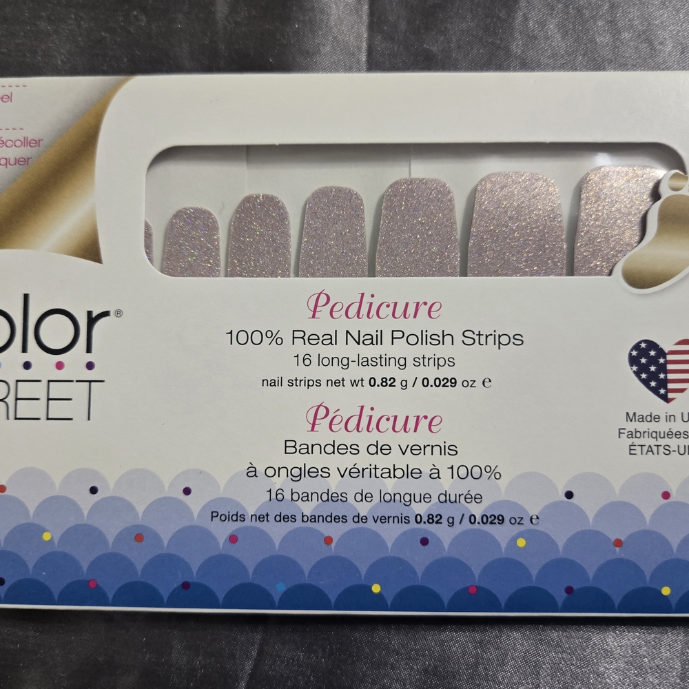 Color Street Nail Polish Strips - Moonburst Pedi